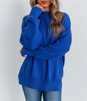Oversized Ribbed Knit Sweater