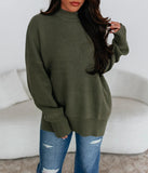 Oversized Ribbed Knit Sweater