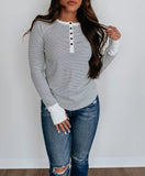 Striped Long-Sleeve Top